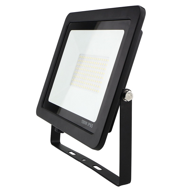 Sætte galleri Giftig Luxlite 100W SMD AC FLOODLIGHT - 6000K - BLACK - LUX-100WFDL-AC - Sparky's  Mate